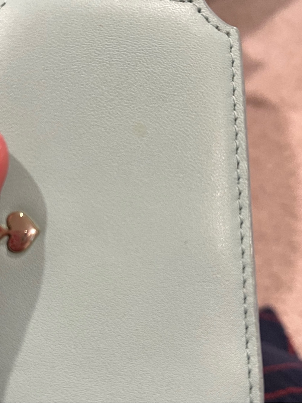 Kate Spade Rare Admit One Ticket Zip Wallet - Mint Green - Picture 9 of 14